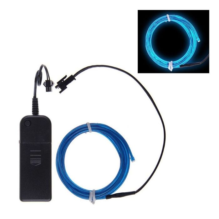 Neon LED string 3 m blue