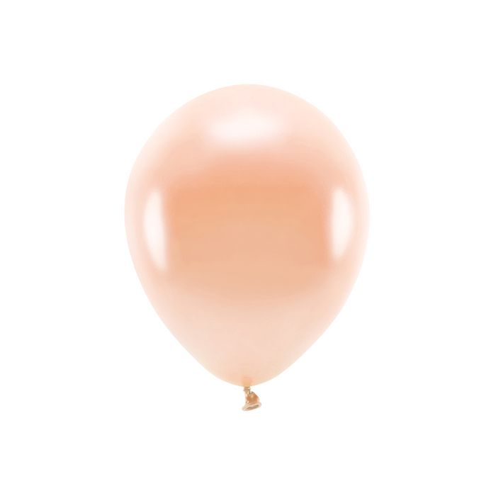 Metallic peach balloons 10x - 30 cm