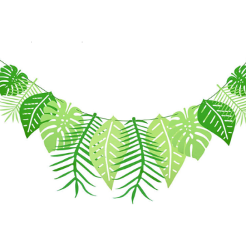 Monstera Garland Leaves