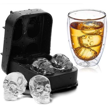 Skull Ice Cube Tray large ice cubes