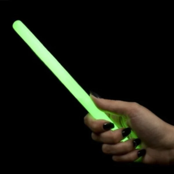 Jumbo glow stick green 1.2x25 cm