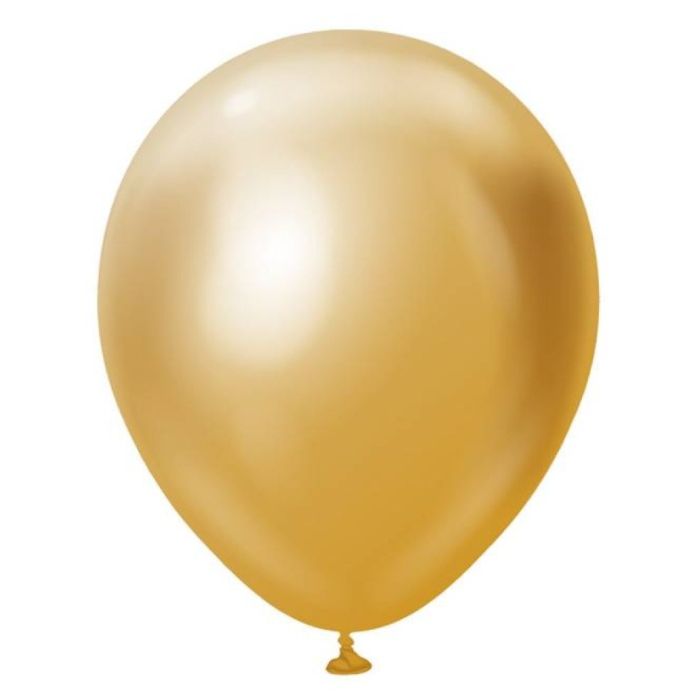 Gold Balloons 22 cm 10x