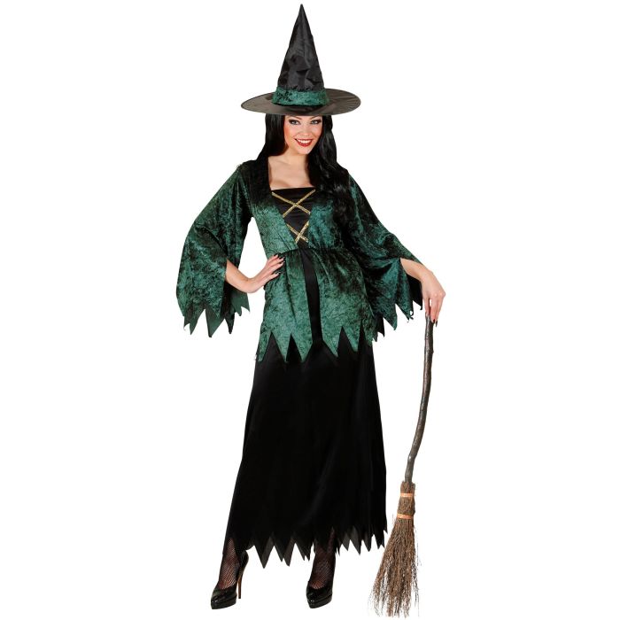 Witch Costume with Hat for Ladies