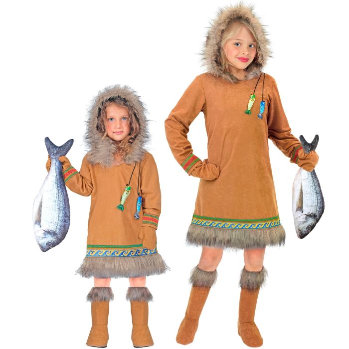 Eskimo Costume for Girls - 3 Pieces
