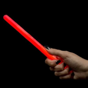 Jumbo glow stick red 1.2x25 cm