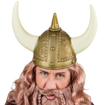 Viking Helmet with Spike and Horns