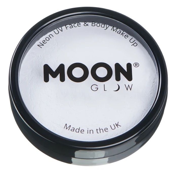 Neon UV Face and Body Paint White 36 g Moon Creations