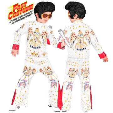Rock Star Costume for Boys in White