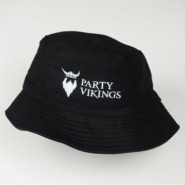 Black Bucket Hat PartyVikings