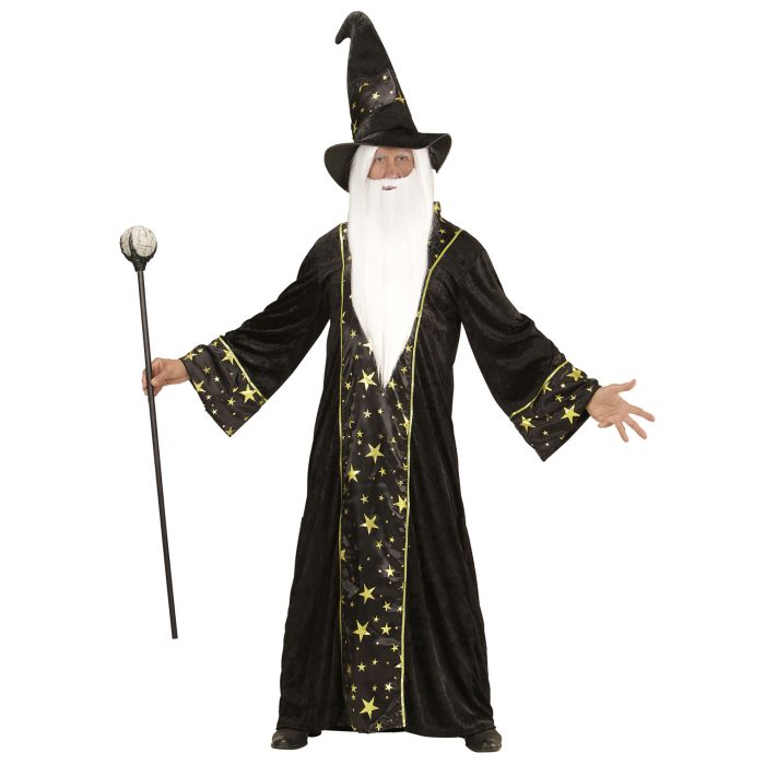 Black Star Wizard Costume for Men