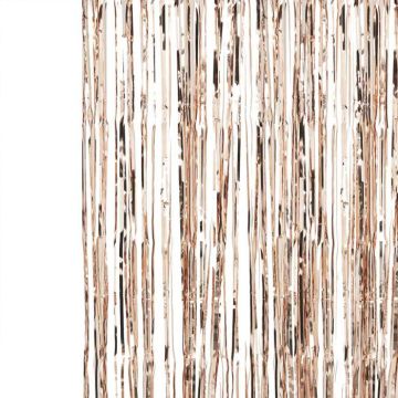 Rose Gold Fringe Curtain - 2.5 x 1 metre