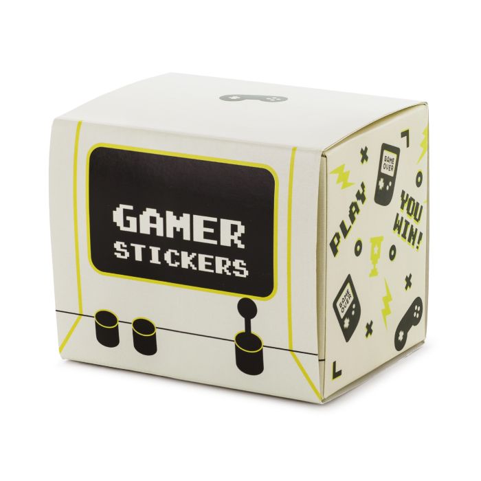 Mini gamer sticker mix 36x 
