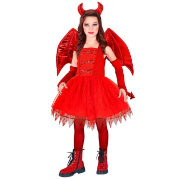 Devil Costume for Girls - 5 Pieces