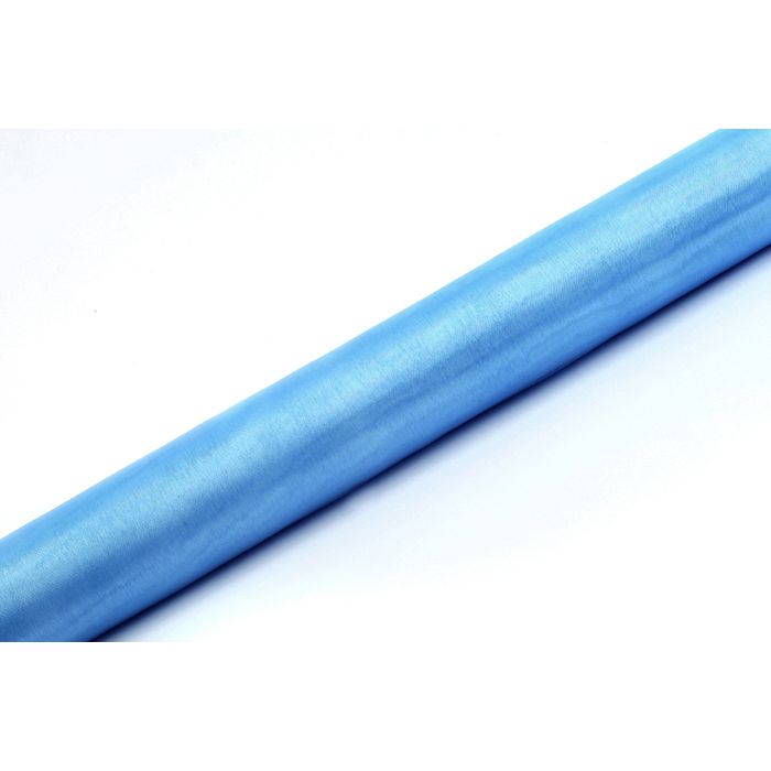Organza Table Runner Light Blue - 9 Meters