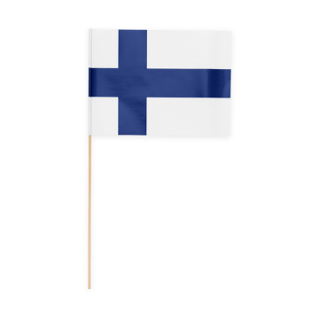 Finnish Flags on Sticks 10x - 20x30 cm