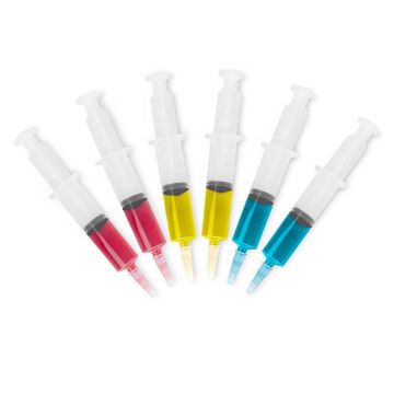 Shot Syringe 60 ml drink syringe 6x
