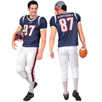 American Football Player Costume for Men