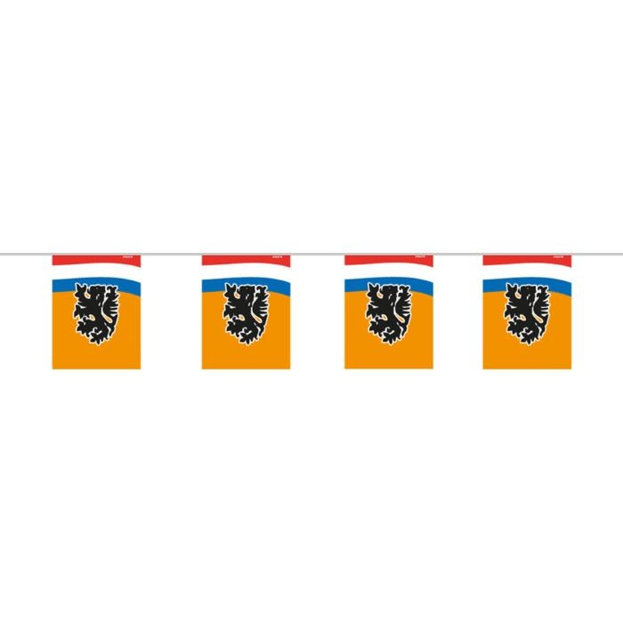 Holland football flag garland with lion