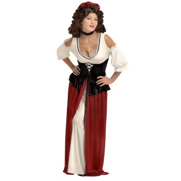 The Crooked costume with corset and collar