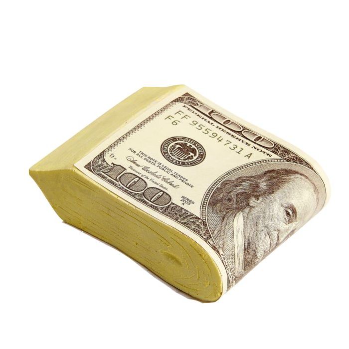 Fake dollar bills block