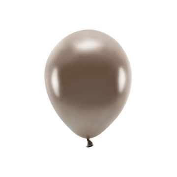 Metallic brown balloons 10x - 30 cm 