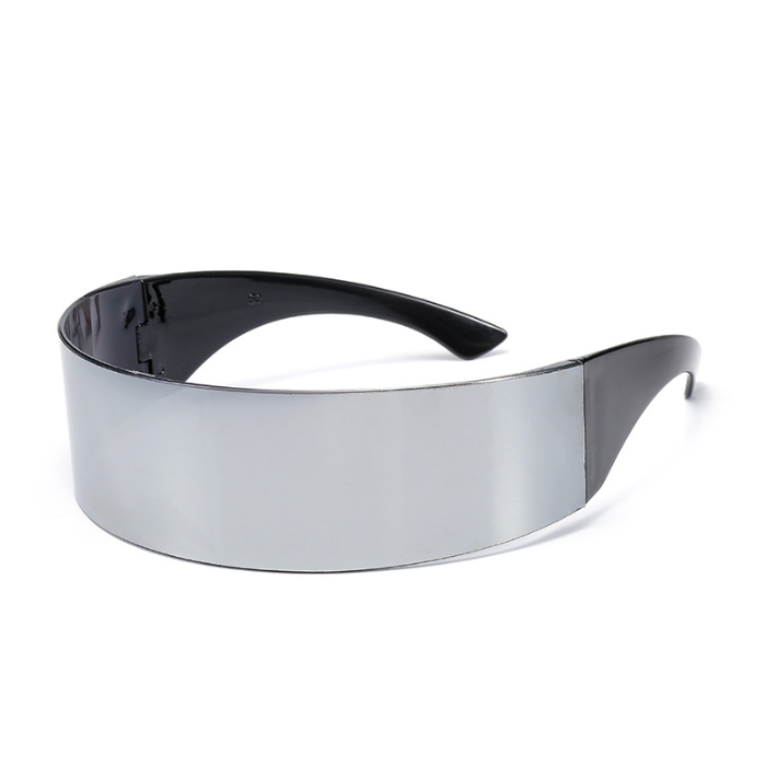 Sunglasses mirror visor black - onesize