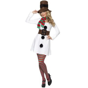 Miss Snowman Christmas costume for women