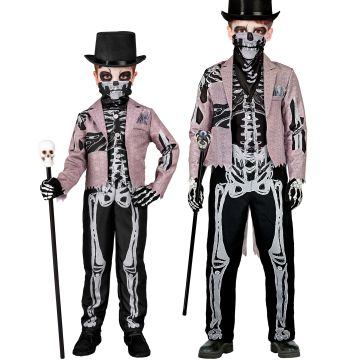 Skeleton Groom Costume for Boys