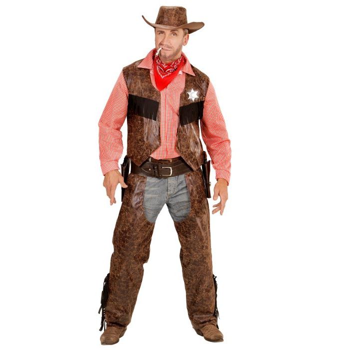 Cowboy Sheriff Costume - 4 pieces
