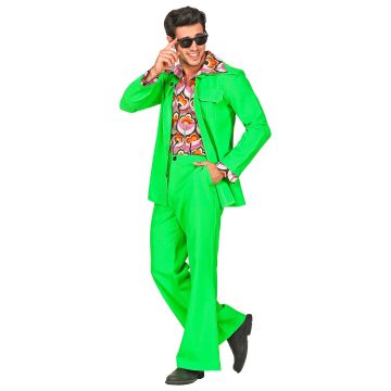 70s disco costume in green for men