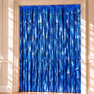 Blue Glitter Curtain - 100 x 240 m
