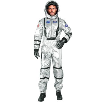 Silver Astronaut Costume for Men
