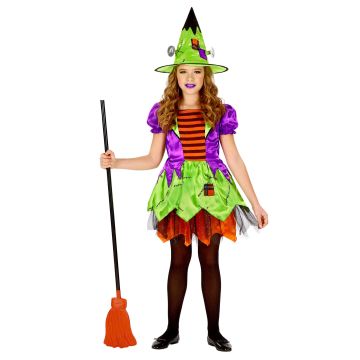 Frankenstein witch costume for girls