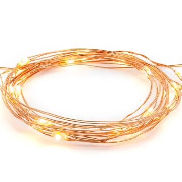 Copper LED string lights - 1.9 meters