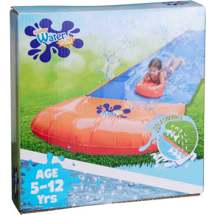 Inflatable Water Slide approx. 485 cm with Surfboard
