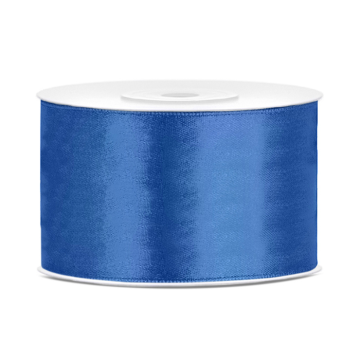 Blue Satin Ribbon - 38mm x 25 m