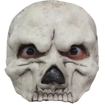 Creepy White Half Skeleton Mask