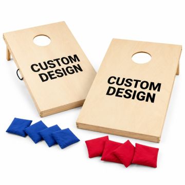 Custom design Cornhole set 90x60 - Includes 8 bean bags