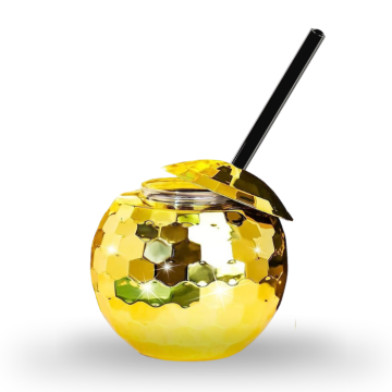 Disco Ball cocktail glass gold - 500 ml