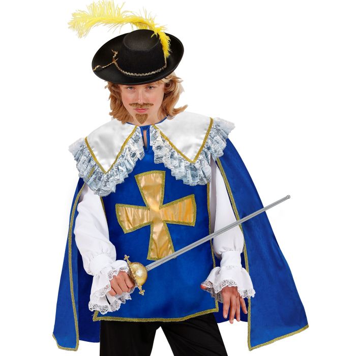 Blue Musketeer Cape for Boys