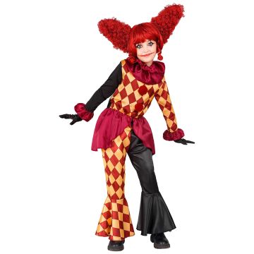 Spooky Clown Costume for Girls