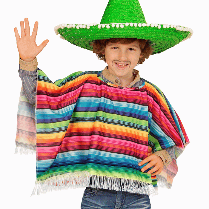 Mexican poncho for children