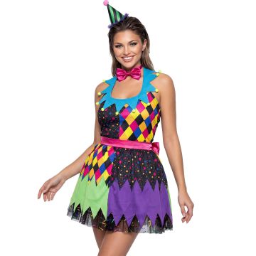 Fun Clown Dress for Ladies