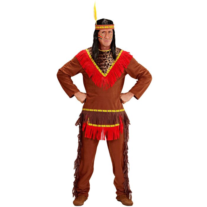 Indian Costume with Leopard Trim