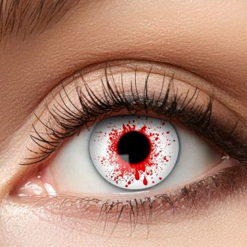 Red Bloody Contact Lenses - single-use