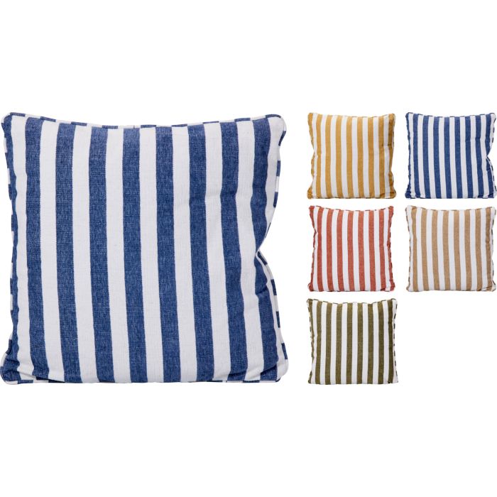 Striped Cushion 45x45 cm with Zip