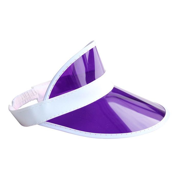Purple visor sun hat – onesize