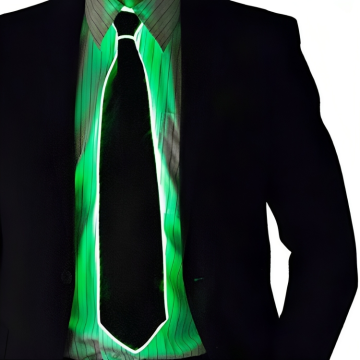 LED Tie Green