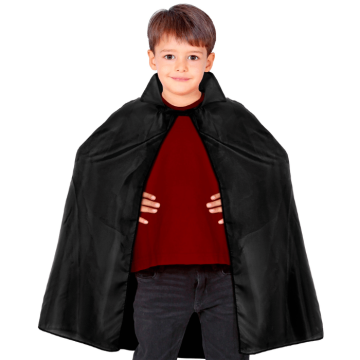 Black cape for children - 100 cm