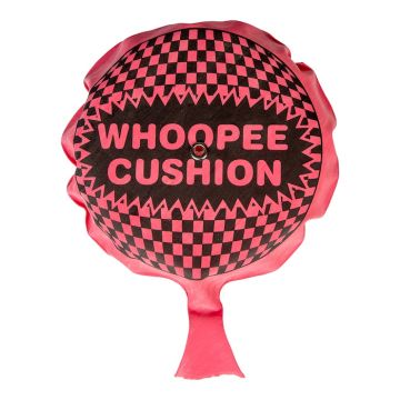 Self-inflating fart cushion in red 14 cm